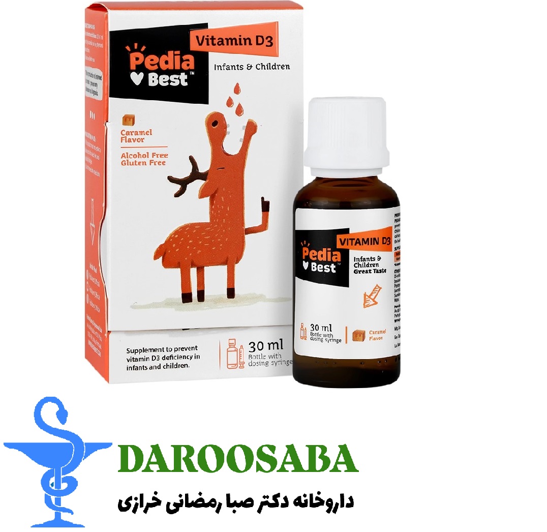 قطره ویتامین د3 پدیابست کارامل