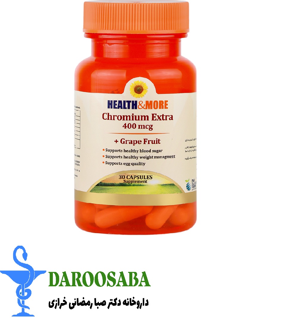 قرص کروم اکسترا 400 میکروگرم هلث اند مور