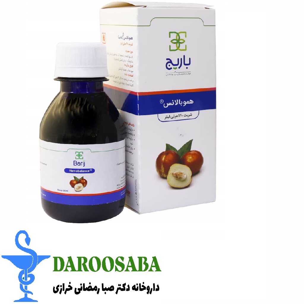 شربت هموبالانس عناب باریج اسانس