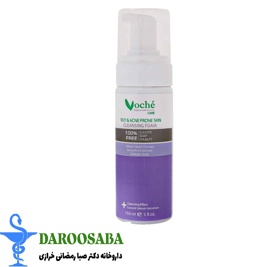 فوم شستشو صورت پوست چرب و آکنه وچه