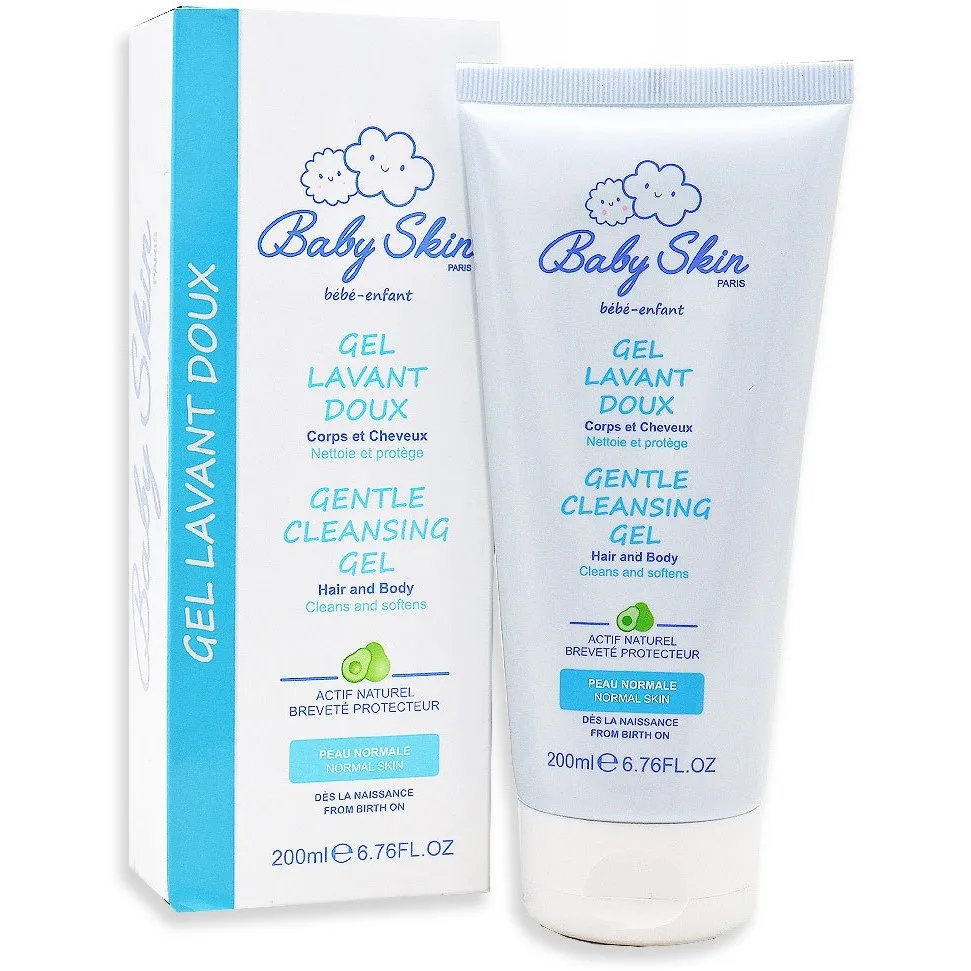 ژل شستشو مو و بدن کودک بیبی اسکین