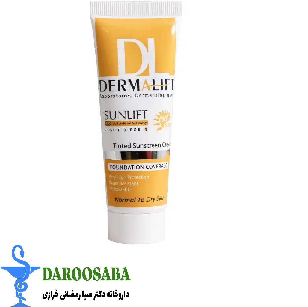 کرم ضد آفتاب اس پی اف 50 پوست خشک و معمولی درمالیفت