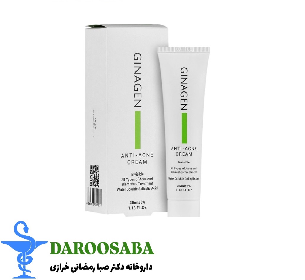 کرم ضد جوش رنگی آنتی آکنه ژیناژن