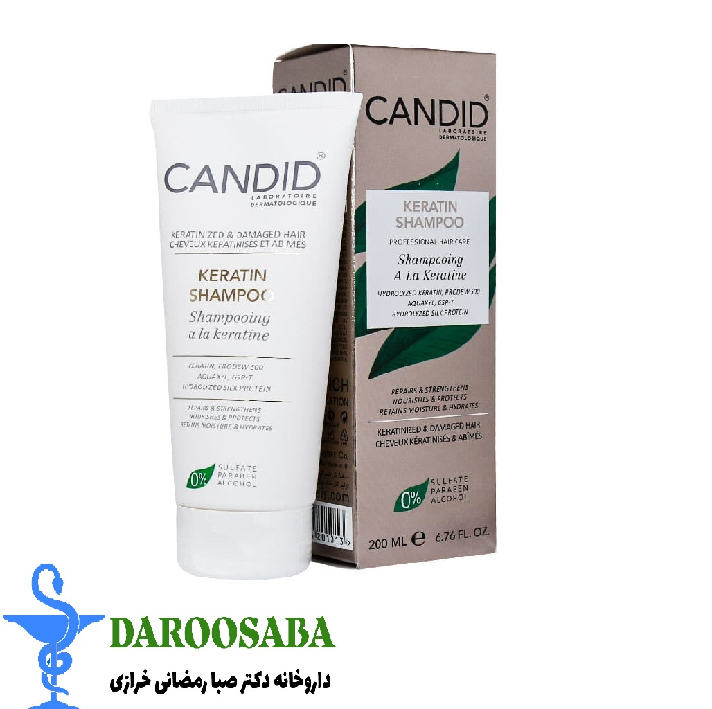 شامپو کراتینه کاندید مو کراتینه و آسیب دیده