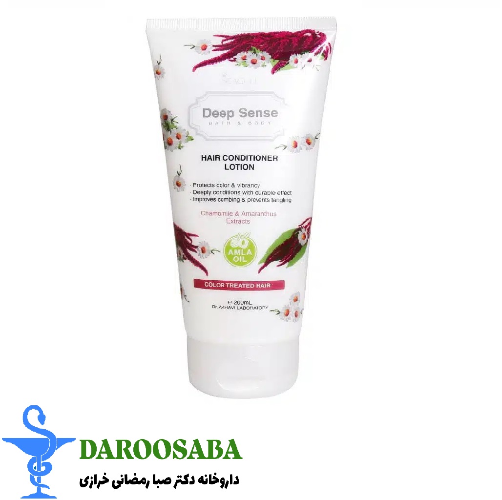 لوسیون نرم کننده موی رنگ شده دیپ سنس سی گل