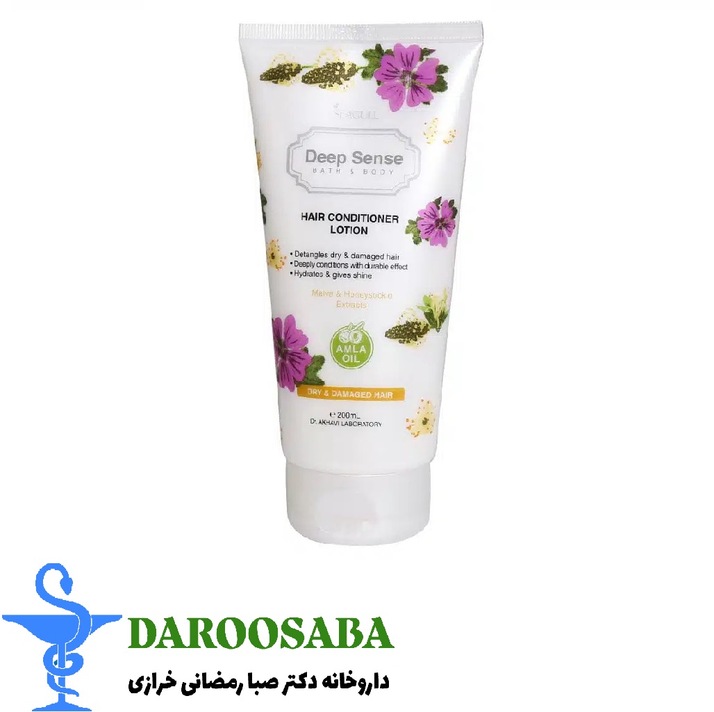 لوسیون نرم کننده موی خشک دیپ سنس سی گل