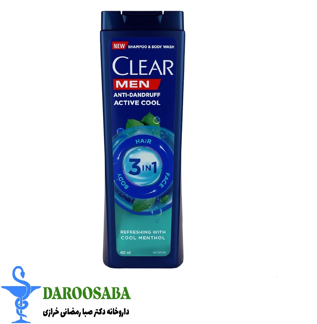 شامپو ضد شوره 3 در 1 آقایان کلیر