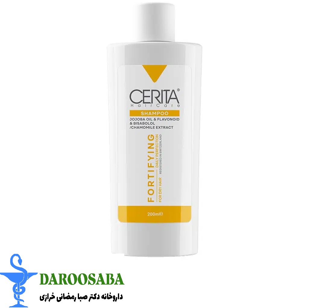 شامپو تقویت کننده و ضد ریزش موی خشک سریتا