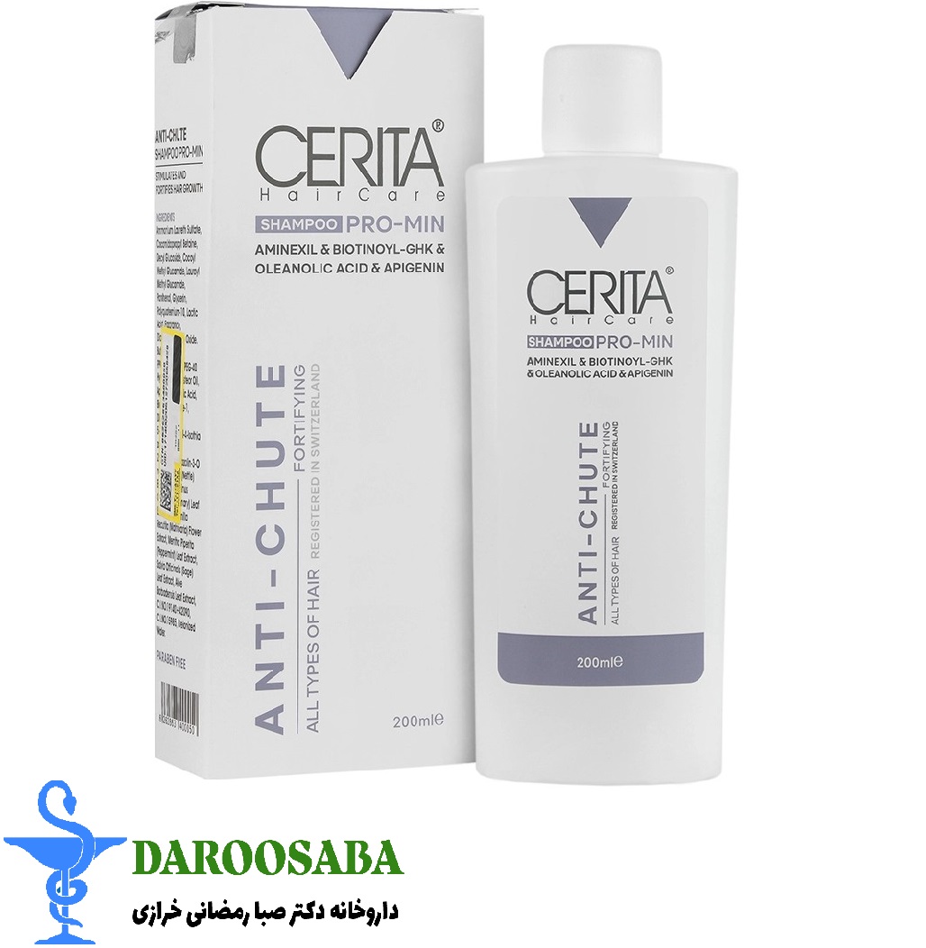 شامپو تقویت کننده و ضد ریزش مو پرومین سریتا