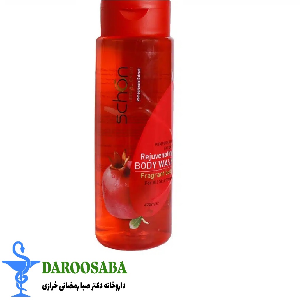 شامپو بدن رایحه انار شون