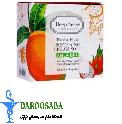 صابون کرمی نرم و مرطوب کننده تروپیکال دیپ سنس پوست خشک و معمولی