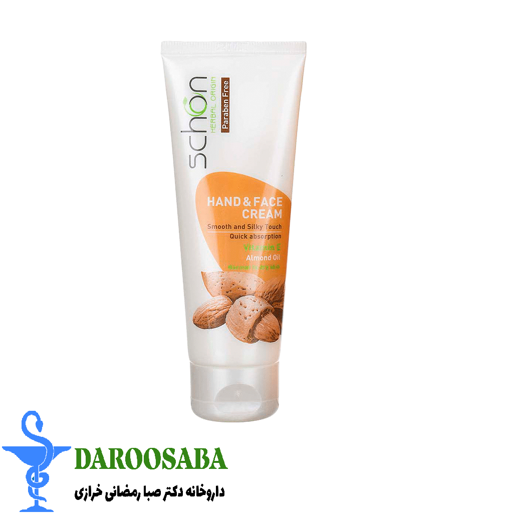 کرم دست و صورت روغن بادام شون پوست معمولی تا خشک