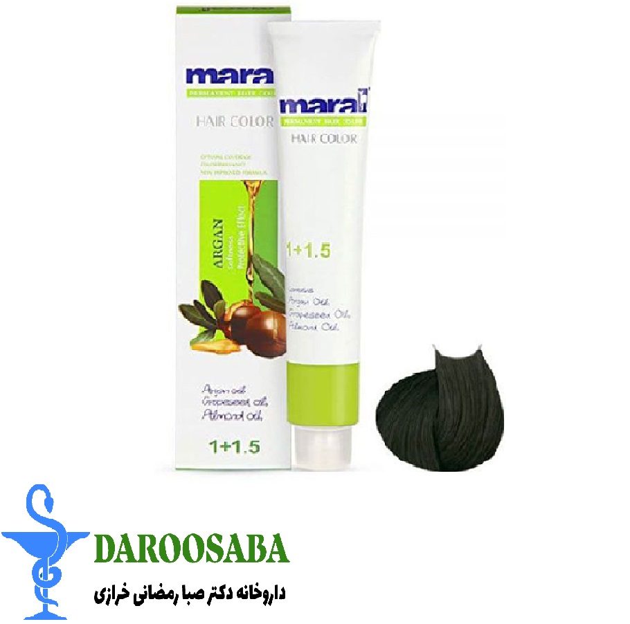 رنگ موی قهوه ای زیتونی متوسط مارال 4.3