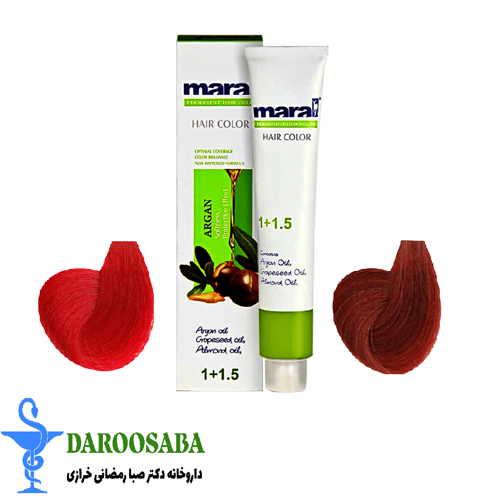 رنگ مو قرمز مارال