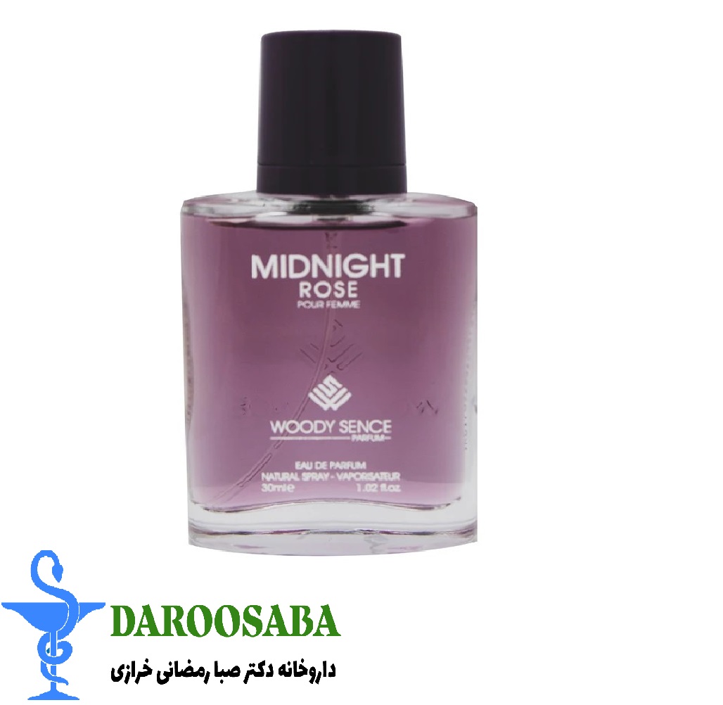 عطر جیبی زنانه میدنایت رز وودی سنس