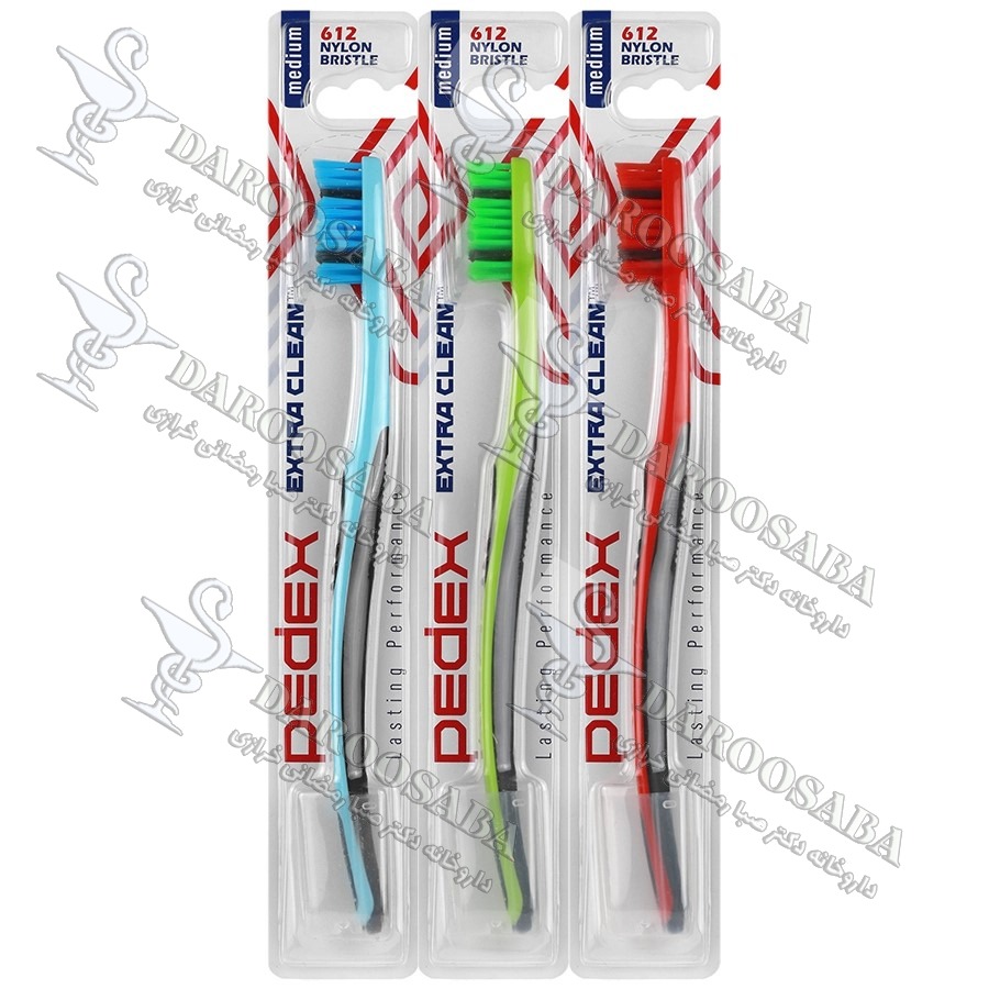 مسواک اکسترا کلین متوسط کد 203 پدکس