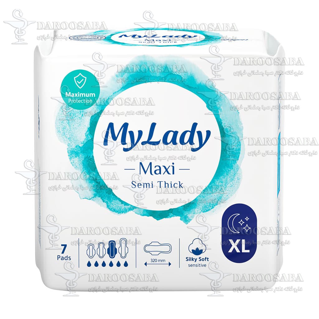 پد مکسی نیمه ضخیم شب مای لیدی خیلی بزرگ