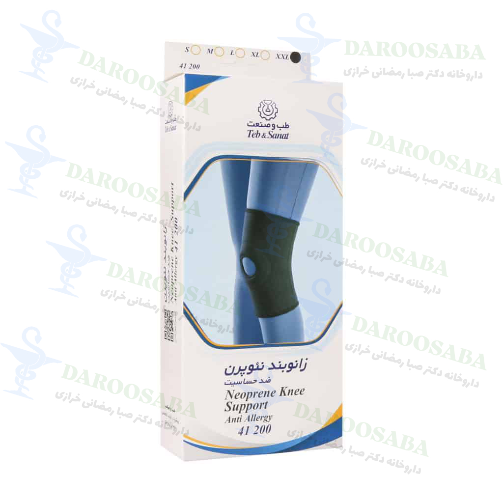 زانوبند نئوپرن ساده طب و صنعت