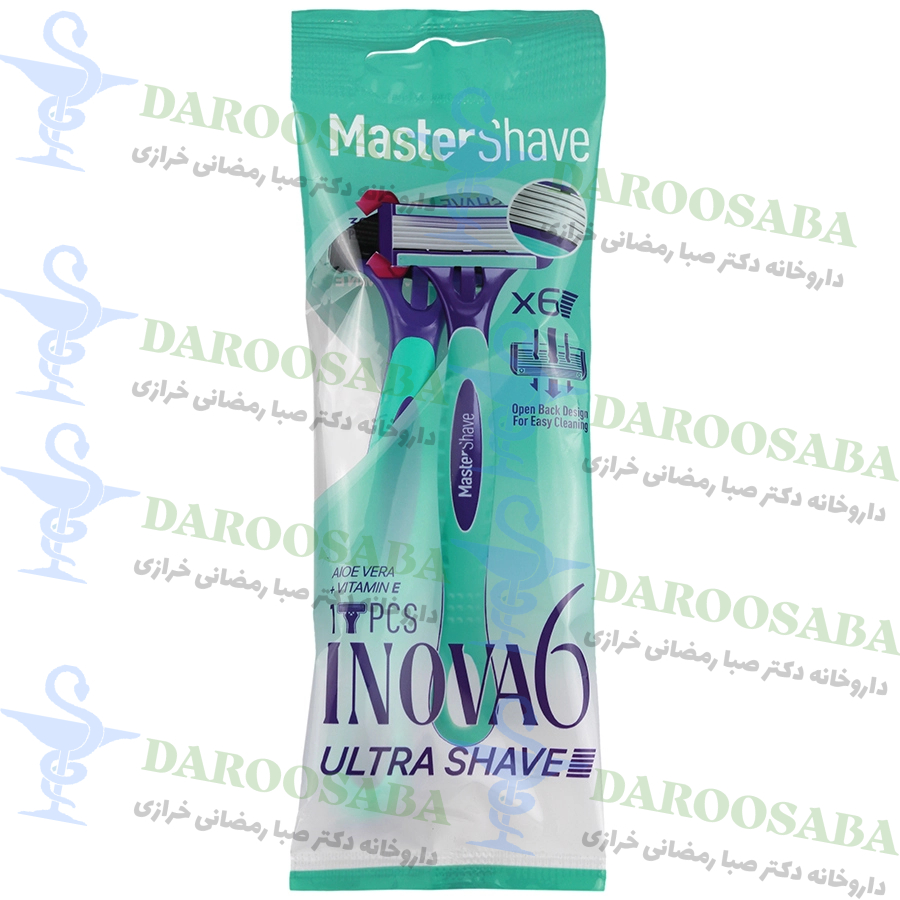 خود تراش 6 لبه اینوا اولترا شیو مستر شیو