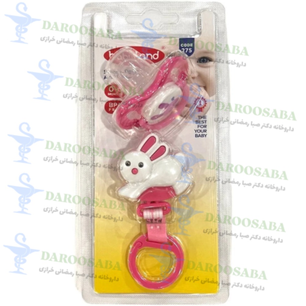 پستانک النا ارتودنسی بند دار بیبی لند