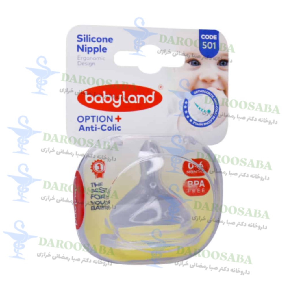 سر شیشه کودک ارتودنسی 501 بیبی لند