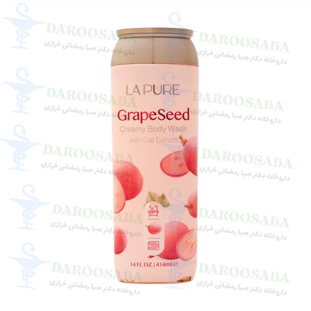 شامپو بدن کرمی هسته انگور لپیور