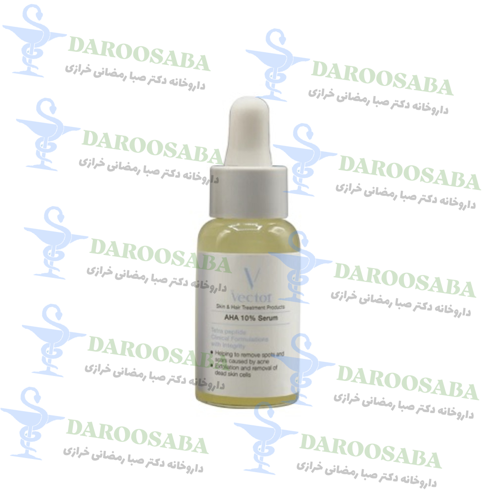 سرم لایه بردار لاکتیک اسید 10 درصد وکتور