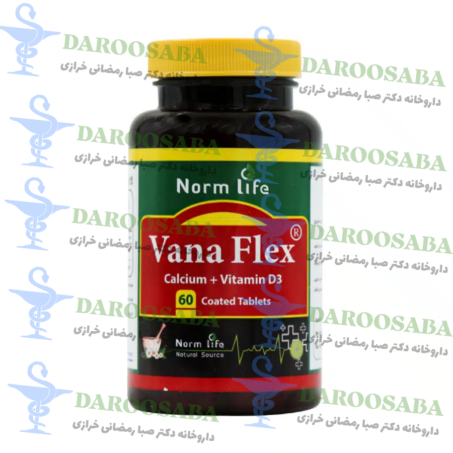 قرص وانا فلکس کلسیم و ویتامین د3 نورم لایف ۶۰ عدد