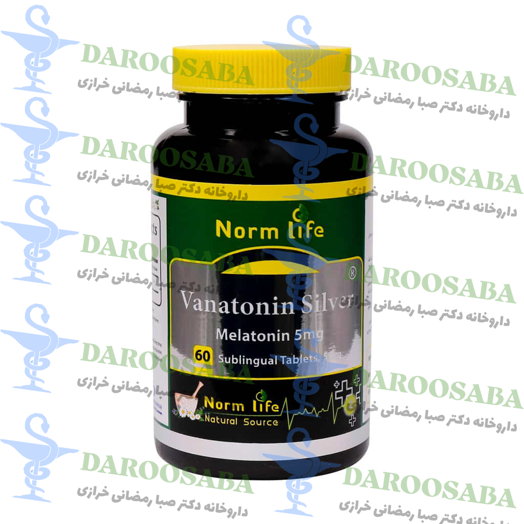 قرص زیر زبانی واناتونین سیلور 5 میلی گرم نورم لایف 60 عدد