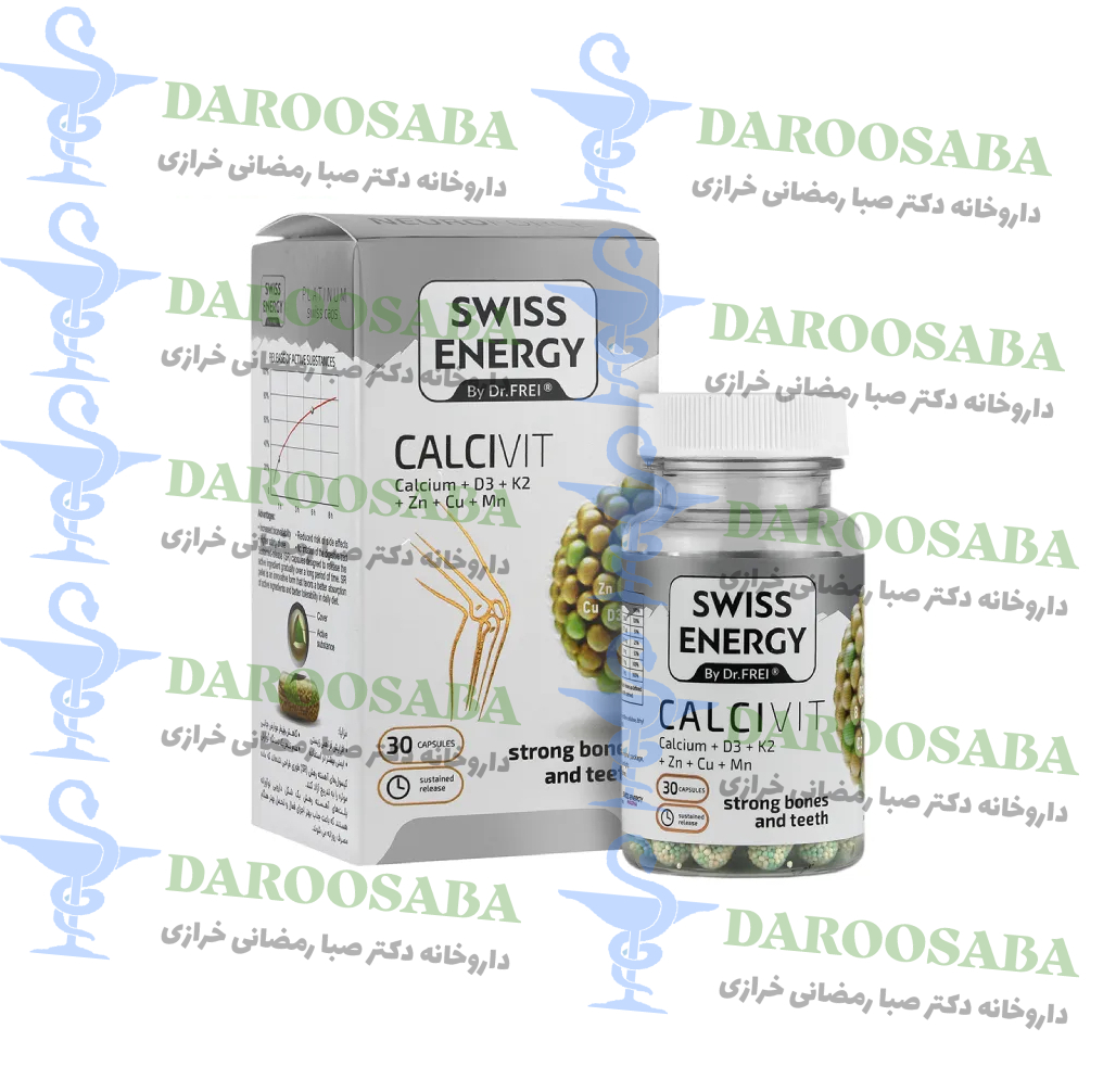 کپسول کلسی ویت سوییس انرژی 30 عدد