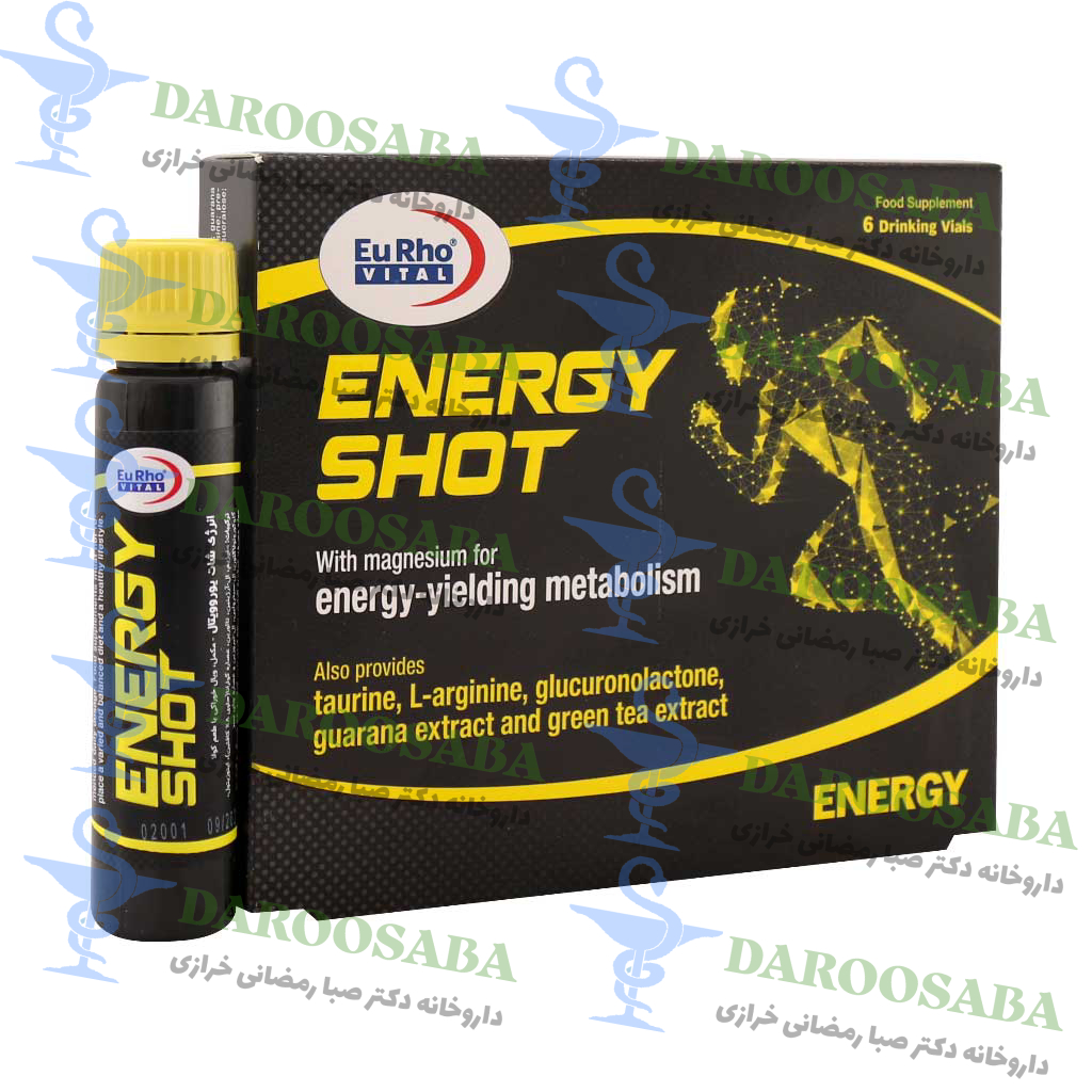 ویال خوراکی انرژی شات یوروویتال 6 عدد