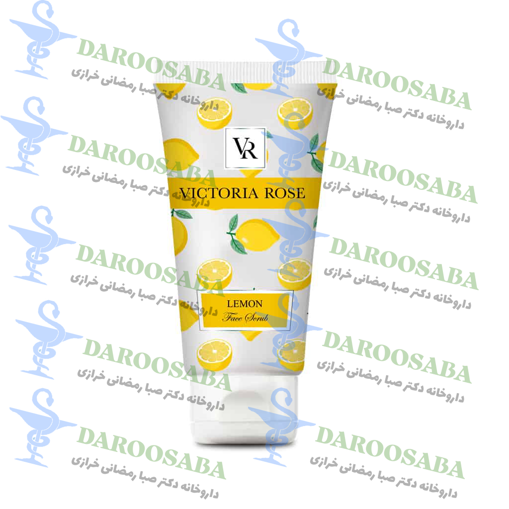 ژل اسکراب شستشوی صورت عصاره لیمو ویکتوریا رز