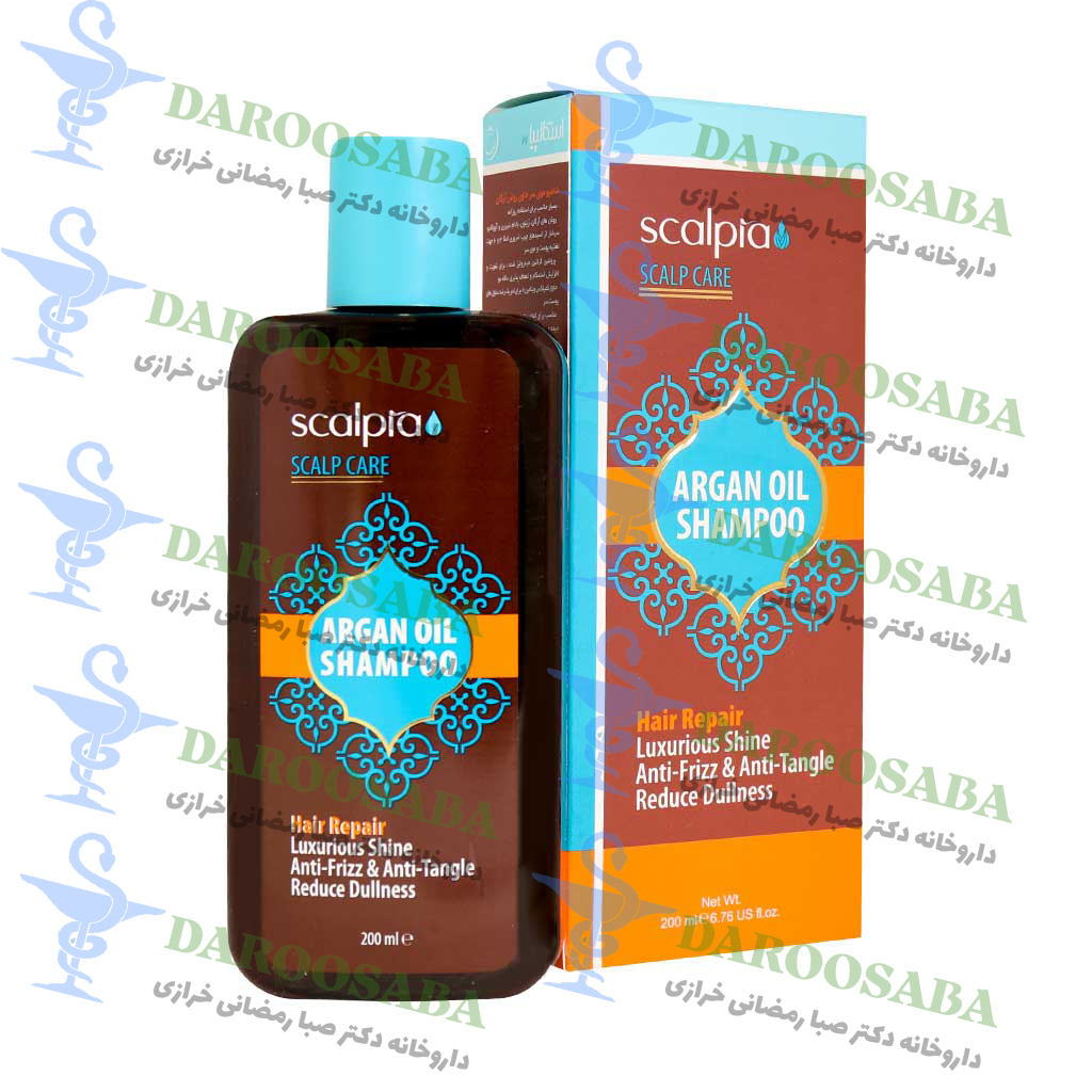 شامپو ترمیم کننده موی سر حاوی آرگان اسکالپیا