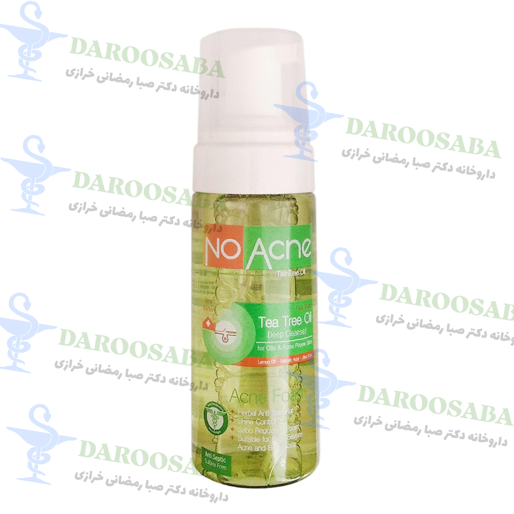 فوم شستشوی روغن درخت چای پوست چرب و جوش دار نو آکنه