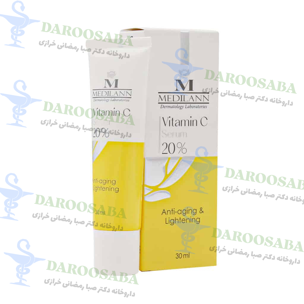 سرم ضد لک و روشن کننده ویتامین سی 20 درصد مدیلن