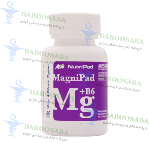 قرص منیزیم سیترات و ویتامین ب6 نوتری پاد 60 عدد