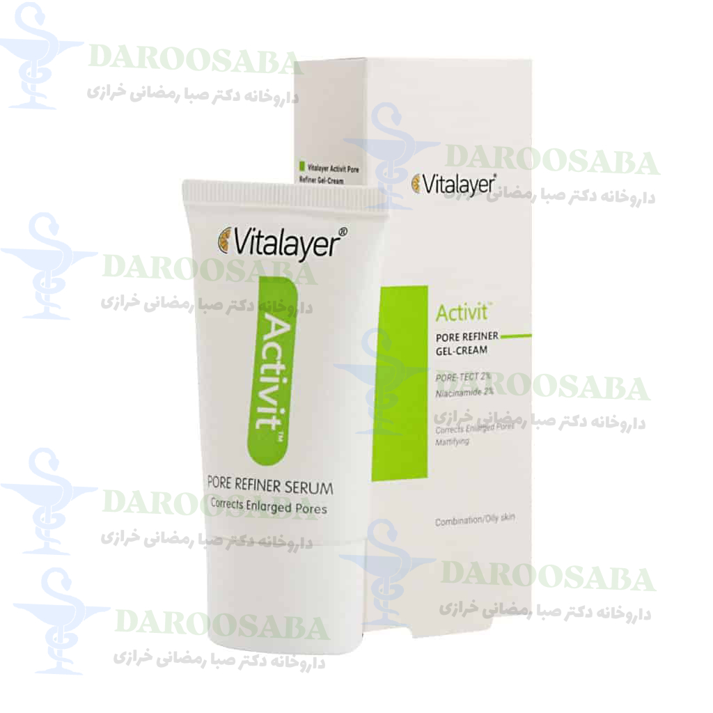 ژل کرم جمع کننده منافذ باز اکتی ویت ویتالیر