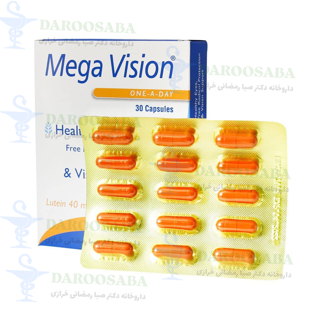 کپسول مگا ویژن لوتئین هلث اید 30 عدد
