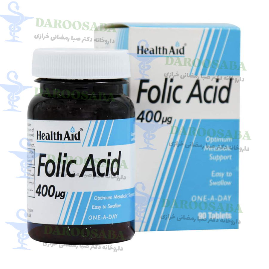 قرص فولیک اسید ۴۰۰ هلث اید ۹۰ عدد