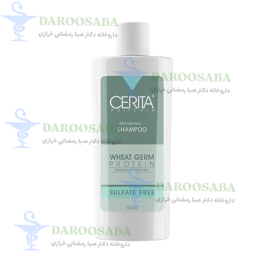 شامپو فاقد سولفات تقویت کننده مو جوانه گندم سریتا