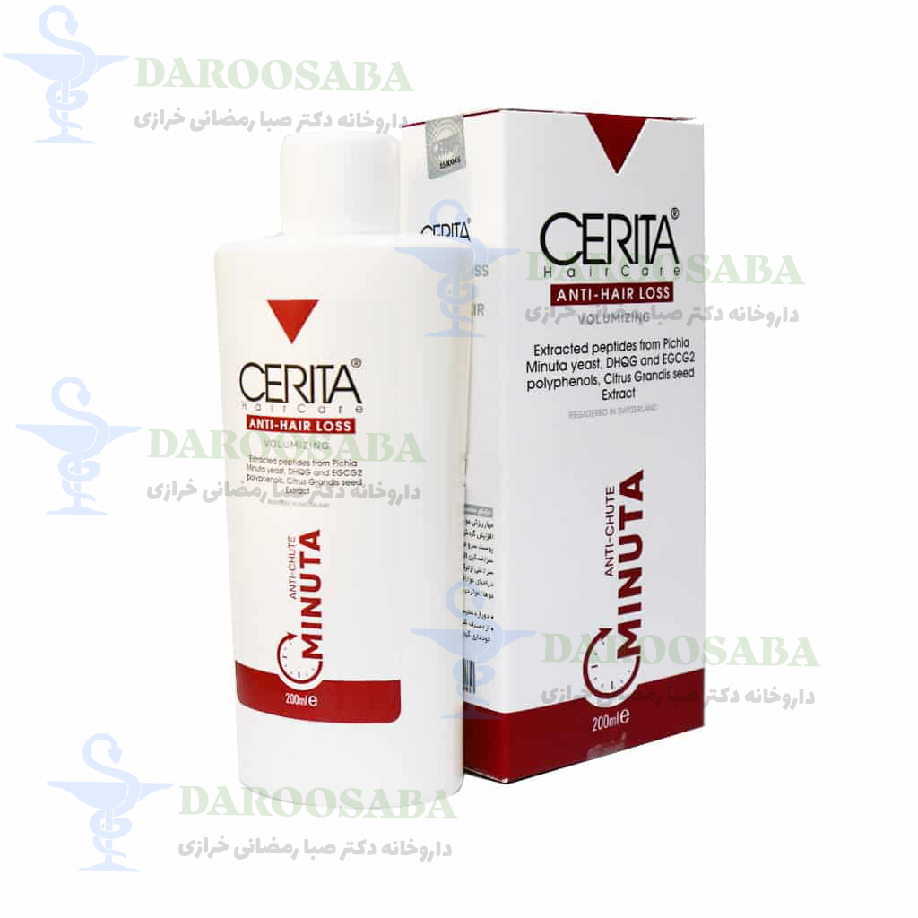 شامپو ضد ریزش مینوتا موهای چرب سریتا