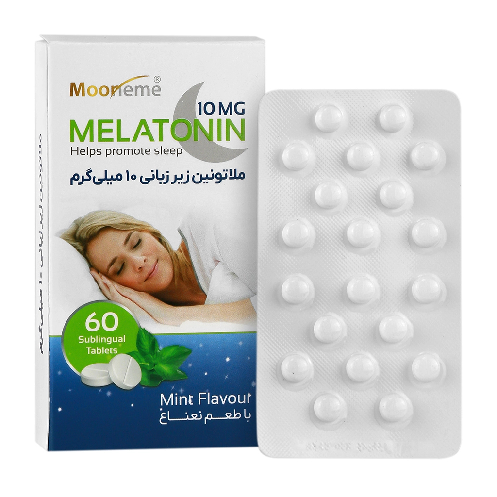 قرص ملاتونین 10 میلی گرم 60 عدد اکسیر آفرین آریا