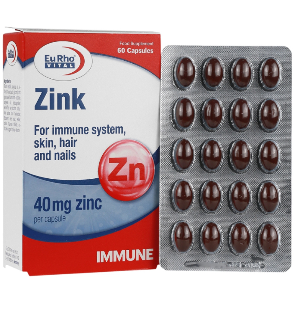 کپسول زینک 60 عدد یوروویتال