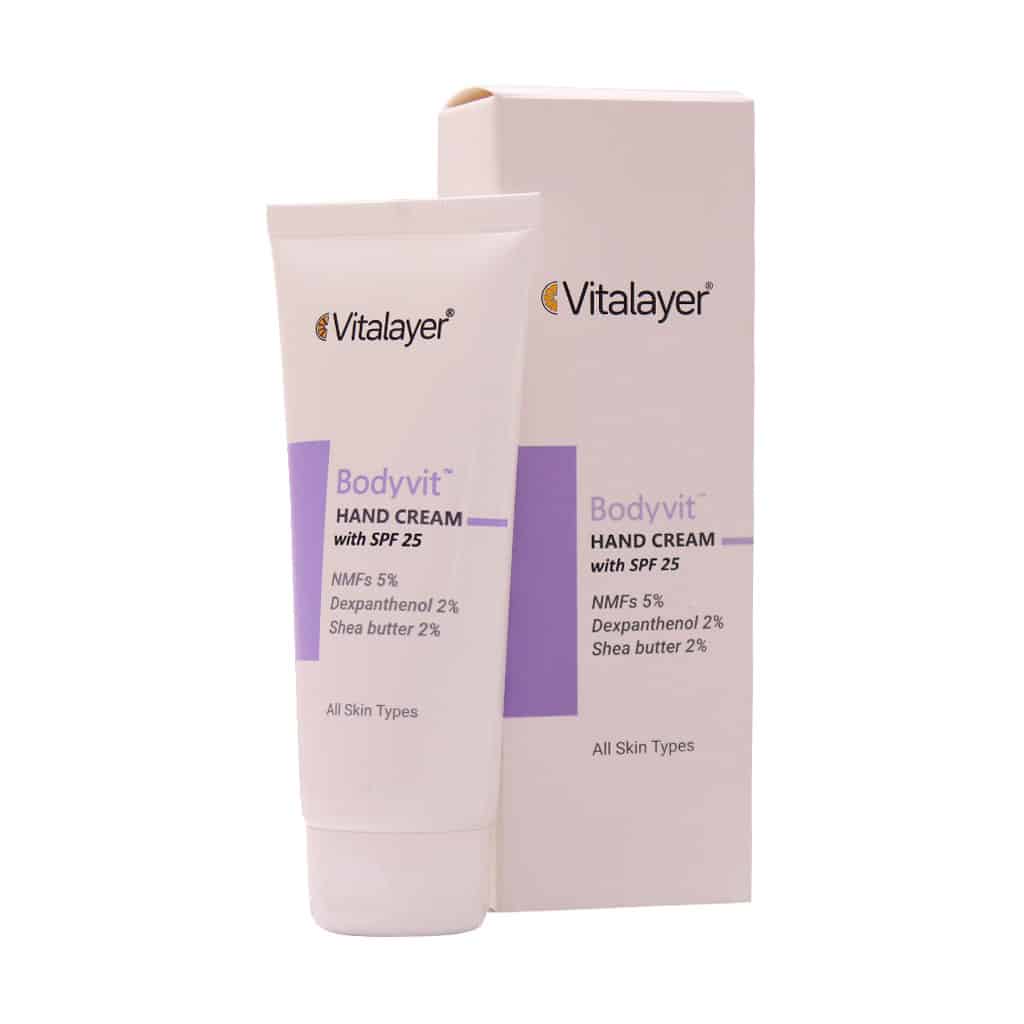 کرم مرطوب کننده دست SPF25 بادی ویت ویتالیر
