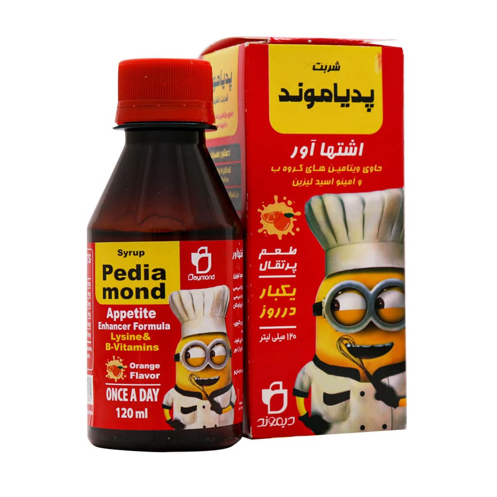 شربت اشتها آور پدیاموند دیموند 120 میلی لیتر