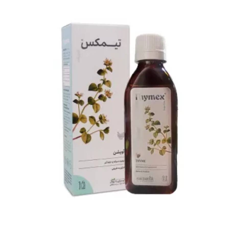 شربت تیمکس | شربت حاوی آویشن باغی برای درمان سرفه و خلط آور